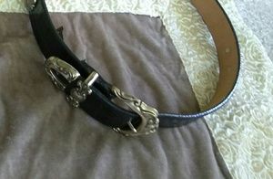 Brighton leather belt (small)